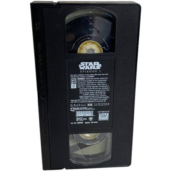 Star Wars VHS Bundle The Phantom Menace and The Empire Strikes Back - Picture 2 of 6